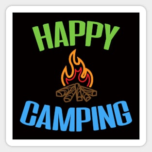 Happy Camping Sticker